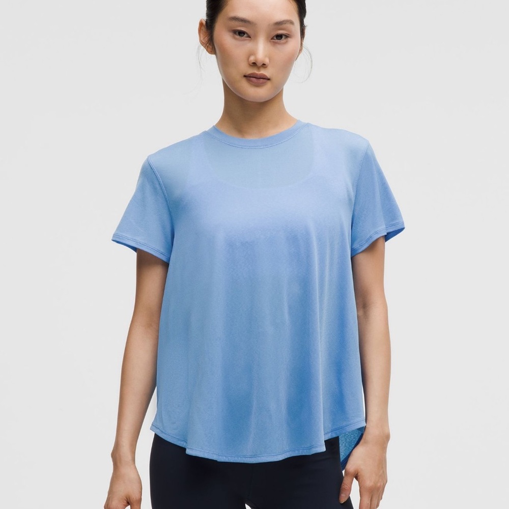 Lululemon Athletica Light Blue Short Sleeve Tee
